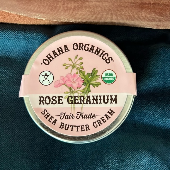 OHANA ORGANICS Rose Geranium Shea Butter Cream - Picture 2 of 3